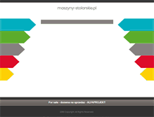 Tablet Screenshot of maszyny-stolarskie.pl